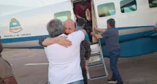 Insfrán aterrizó en Ingeniero Juárez para lanzar su gira electoral en el oeste formoseño